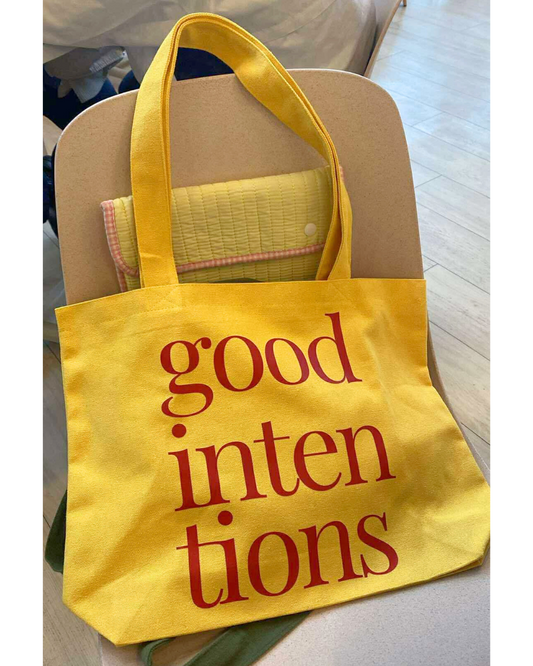 Good Intentions Tote (Yellow)